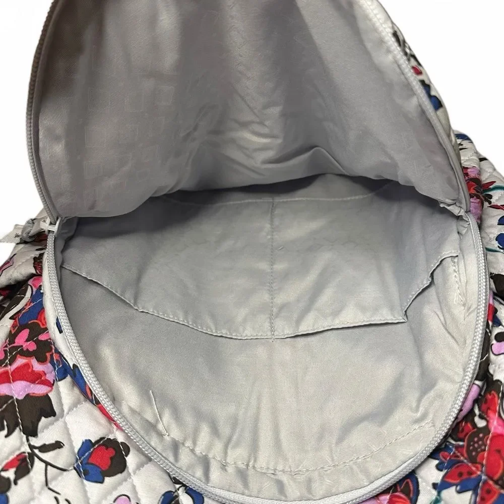 Vera Bradley Large Quilted Floral Backpack OS NWT Cottagecore - Picture 6 of 7
